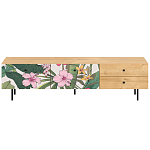 Длинная ТВ-тумба с принтом на ящиках Elise TV Stand варинант исполнения - 15 | Loft Concept в Брянске