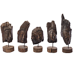 Декоративная статуэтка из дерева Будда Buddha Wooden Statuette варинант исполнения - 6 | Loft Concept в Брянске