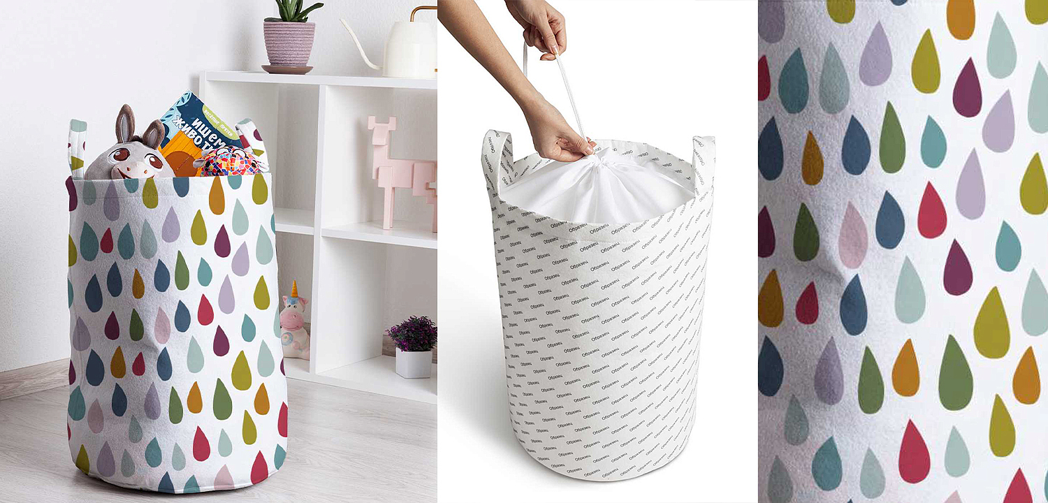 Корзина Drops Pattern Basket Корзина Drops Pattern Basket - Loft-Concept в Брянске