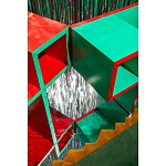 Дизайнерская разноцветная скамья Canton Bench варинант исполнения - 5 | Loft Concept в Брянске