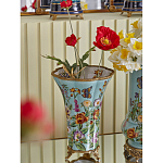 Ваза со стрекозой из фарфора с бронзовыми элементами Paradise Dragonfly варинант исполнения - 5 | Loft Concept в Брянске