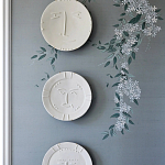 Обои ручная роспись Jasmine Standard colourway on Wood Ash slub silk варинант исполнения - 3 | Loft Concept в Брянске