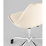 Офисный стул на металлическом основании EGGERY Beige пластик варинант исполнения - 3 | Loft Concept в Брянске