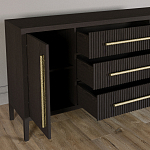 Буфет Primo с тремя ящиками и двумя фасадами Темный орех варинант исполнения - 6 | Loft Concept в Брянске