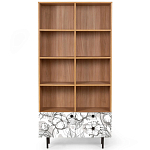 Широкий стеллаж с принтом Elise Rack варинант исполнения - 19 | Loft Concept в Брянске