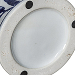 Ваза с бело-синей росписью и изображением цветов Blue & White Ornament варинант исполнения - 2 | Loft Concept в Брянске