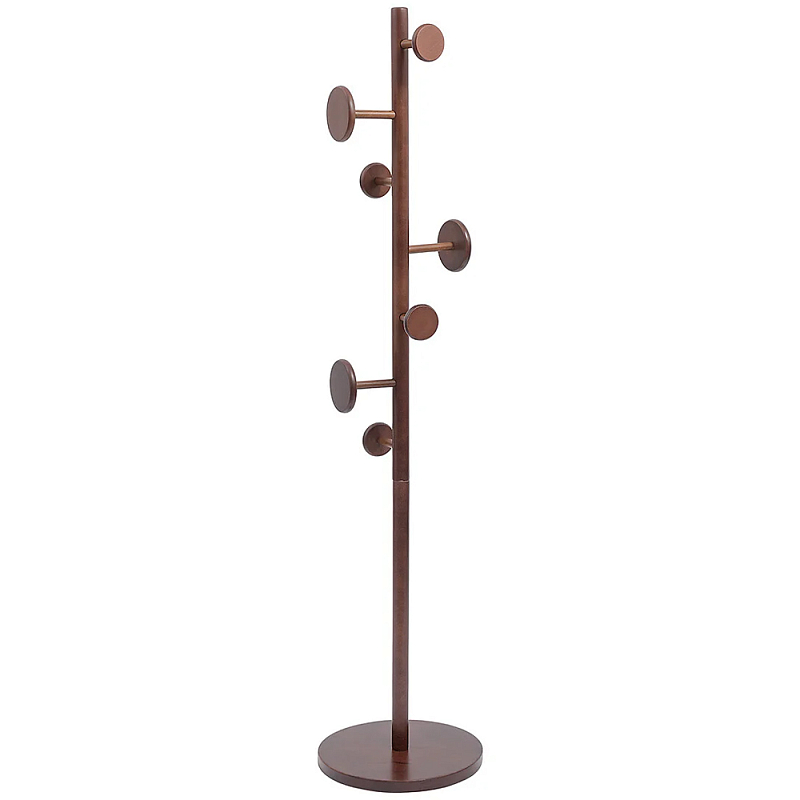 Напольная вешалка из древесины бука Unique Shaped Furniture Floor Hanger Коричневый Орех в Брянске | Loft Concept 