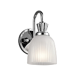 Бра с матовым ребристым плафоном в форме колокола Kichler варинант исполнения - 1 | Loft Concept в Брянске