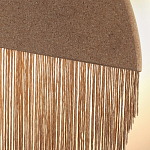 Бра круглое натуральная пробка с бахромой Natural Cork варинант исполнения - 2 | Loft Concept в Брянске