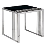 Столик журнальный с черной стеклянной столешницей Embodiment of Contemporary Art  варинант исполнения - 1 | Loft Concept в Брянске