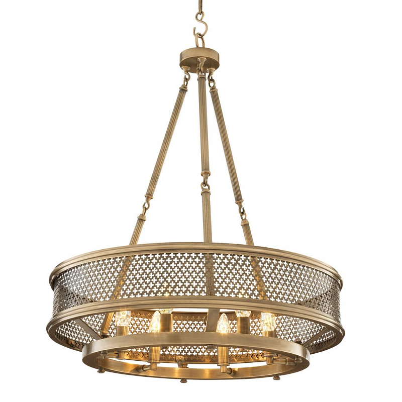 Люстра Eichholtz Chandelier Savoie Латунь Античная полированная в Брянске | Loft Concept 