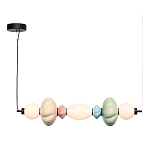 Подвесной светильник линейный с керамическими элементами 24W LED Fragrant Light варинант исполнения - 1 | Loft Concept в Брянске