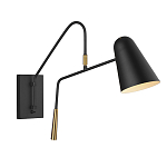 Бра черного цвета с конусным плафоном Feiss варинант исполнения - 1 | Loft Concept в Брянске