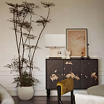 Настольная лампа с прямоугольным основанием из натурального камня c тканевым абажуром Lapis Tiburtinus варинант исполнения - 5 | Loft Concept в Брянске