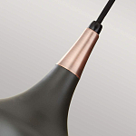  Подвесной светильник с каплевидным плафоном темного цвета Feiss варинант исполнения - 4 | Loft Concept в Брянске