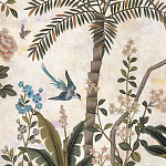 Обои ручная роспись Siam White Metal варинант исполнения - 4 | Loft Concept в Брянске