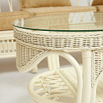 Комплект уличной мебели из ротанга Clara белый варинант исполнения - 9 | Loft Concept в Брянске