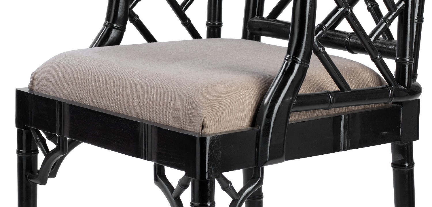Black Chippendale Arm Chair Black Chippendale Arm Chair - Loft-Concept в Брянске