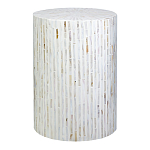 Столик с инкрустацией с перламутровым узором Dominic White варинант исполнения - 1 | Loft Concept в Брянске