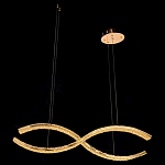 Люстра волнистой формы с фактурным хрустальным плафоном Light Delight варинант исполнения - 3 | Loft Concept в Брянске