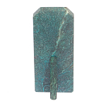 Часы погон ВС подарочные настольные из натурального камня Змеевик Military Clock варинант исполнения - 3 | Loft Concept в Брянске