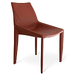 Стул коричневый из искуственной кожи на 4-х ножках Enigma Brown варинант исполнения - 1 | Loft Concept в Брянске