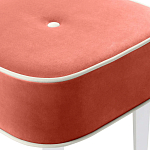 Квадратный мягкий пуф на белых ножках Winton Pouf Square варинант исполнения - 16 | Loft Concept в Брянске