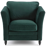 Кресло с обивкой из хлопкового велюра Porter Green Armchair варинант исполнения - 2 | Loft Concept в Брянске