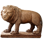 Каменная статуэтка в виде льва Indian Lion Statue варинант исполнения - 1 | Loft Concept в Брянске