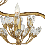 Торшер золотой в виде растения Golden Flower Glade варинант исполнения - 1 | Loft Concept в Брянске