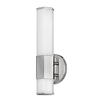 Бра для ванных комнат вертикальное с длинным белым матовым плафоном в форме шестиугольника на круглом основании Hinkley варинант исполнения - 12 | Loft Concept в Брянске