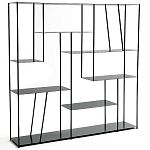 Книжный стеллаж из металла Menzie Square Metal Rack варинант исполнения - 1 | Loft Concept в Брянске