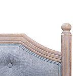 Изголовье кровати серое с мягкой обивкой из рогожки Emma Headboard варинант исполнения - 2 | Loft Concept в Брянске