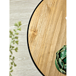 Приставной столик с факутрным черным основанием Ethiopia варинант исполнения - 4 | Loft Concept в Брянске