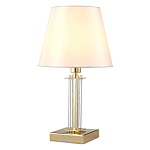 Настольная лампа с белым тканевым абажуром в форме конуса Laurent варинант исполнения - 6 | Loft Concept в Брянске