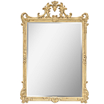 Зеркало настенное в раме бежевого цвета с эффектом старины Classic Ornament Mirror варинант исполнения - 1 | Loft Concept в Брянске