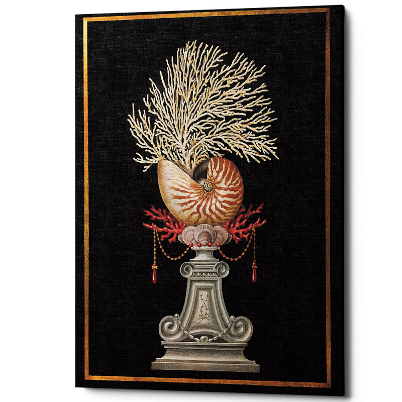 Постер Sea Vase Poster 3 Черный Бежевый Постер Sea Vase Poster 3 Черный Бежевый в Брянске | Loft Concept