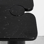 Консоль чёрная на 2-х конусообразных ножках Eros варинант исполнения - 1 | Loft Concept в Брянске