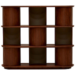 Стеллаж Zacharie Brown Wood Rack варинант исполнения - 2 | Loft Concept в Брянске