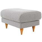 Мягкий пуф на деревянных ножках Garner Pouf Light варинант исполнения - 3 | Loft Concept в Брянске