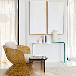 Стол журнальный круглый Acrylic Аether Smoke варинант исполнения - 7 | Loft Concept в Брянске