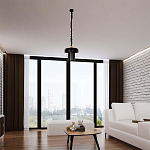 Подвесной светильник с черным металлическим плафоном Capability варинант исполнения - 1 | Loft Concept в Брянске