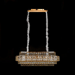 Люстра овальной формы хрустальная в неоклассическом стиле Majesty варинант исполнения - 2 | Loft Concept в Брянске