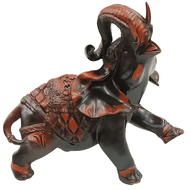 Статуэтка в виде слона Happy Elephant Коричневый Статуэтка в виде слона Happy Elephant Коричневый в Брянске | Loft Concept