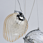 Люстра каскадная с 5-ю разноцветными стеклянными плафонами Kaleido варинант исполнения - 7 | Loft Concept в Брянске