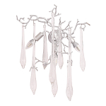 Бра с декором в виде ветвей и стеклянных подвесок в форме капель Droplet Chandelier варинант исполнения - 3 | Loft Concept в Брянске