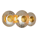 Бра из трех стеклянных фактурных дисков Eyepiece варинант исполнения - 3 | Loft Concept в Брянске