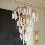 Люстра многоярусная с трубчатыми подвесками Dripping Crystals варинант исполнения - 5 | Loft Concept в Брянске