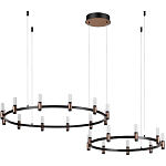 Люстра подвесная с цилиндрическими плафонами на двух круглых подвесах  Arnaut Light варинант исполнения - 2 | Loft Concept в Брянске