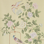 Обои ручная роспись Askew Verdigris  варинант исполнения - 1 | Loft Concept в Брянске